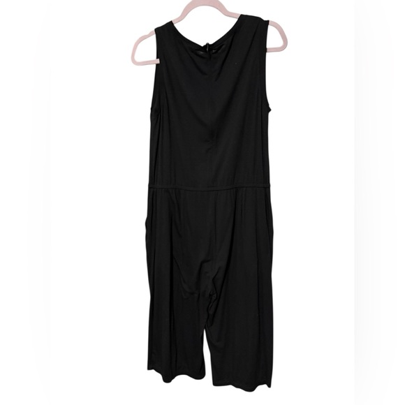 Eileen Fisher System Short Jumpsuit Stretch Black size S/P - Picture 4 of 6